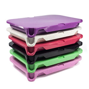 Bandeja rodante de plástico personalizable ambientalmente degradable con tapa hecha de nuevas características de material - Product Image 2