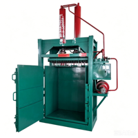Presse à balles verticale compacte YANHUI HY-02, hydraulique, avec surveillance à distance automatique, pour bouteilles en plastique, papier et canettes
