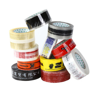 Tùy chỉnh siêu rõ ràng OPP hộp mong manh Acrylic dính biểu tượng bao bì Băng Nâu Bopp in carton niêm phong đóng gói Băng - Product Image 4