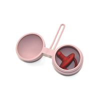 Porte-sucette facile à nettoyer, boîte de rangement en Silicone pour bébé, conteneur réutilisable