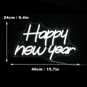Letreros Luminosos Personalizados para Celebrar Días Festivos, Decoración de Pared LED de Neón para Fiesta de Nochevieja China, Navidad de Invierno - Product Image 3