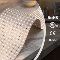 Panneau LED en marbre blanc monocouleur extra long certifié CE 528 LED 24V 48W 10*0,24m