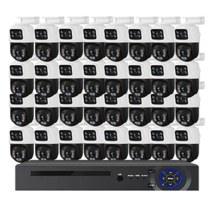 Kit <span class=keywords><strong>di</strong></span> <span class=keywords><strong>Telecamere</strong></span> <span class=keywords><strong>di</strong></span> Sicurezza per Esterni 16/32 Canali 6MP POE a Doppia Lente con NVR, <span class=keywords><strong>Sistema</strong></span> <span class=keywords><strong>di</strong></span> Tracciamento Automatico PTZ 4K - Product Image 1