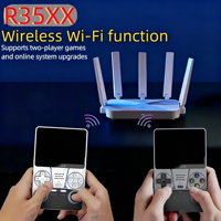 Console de jeu portable Arkos 2.0 R35xx WI-FI, console de jeu portable rétro WIFI R35XX 3,5 pouces, 15000 jeux