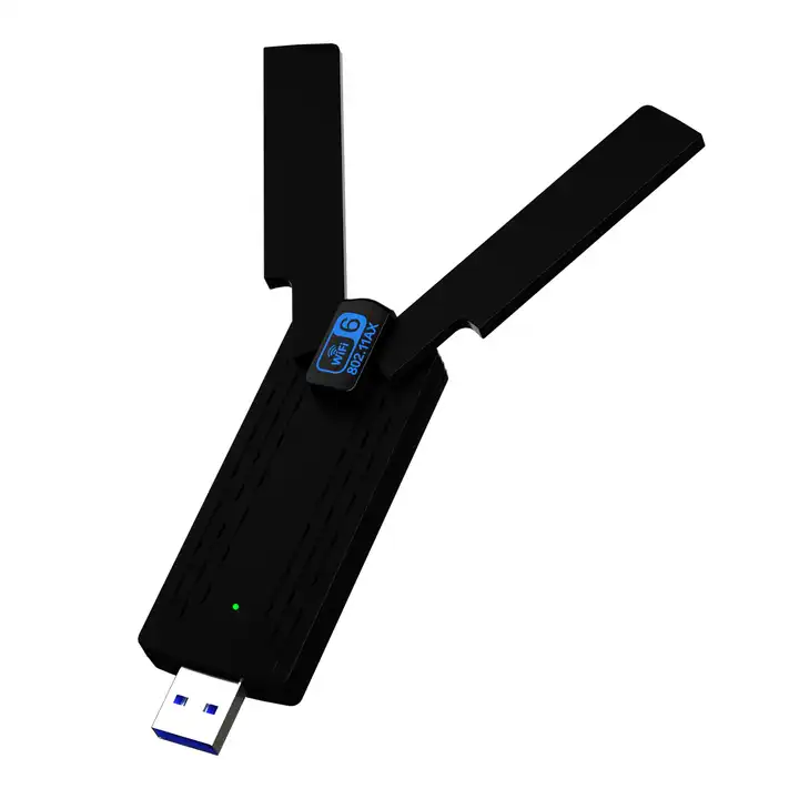 Adaptateur Réseau Sans Fil Wifi-6 Double Bande USB AX1800 avec antenne