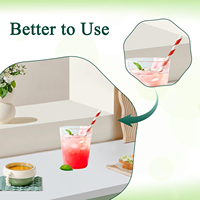 Pailles en papier jetables, compostables, de qualité alimentaire, non toxiques, pour enfants, école et usage domestique