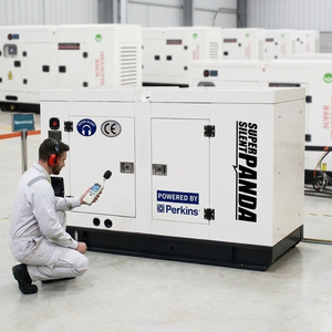 Generador Diésel Super Silencioso Perkins Cummins de 20kVA 25kw 30kva 50kva 100kva Trifásico Insonorizado con ATS - Product Image 1