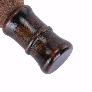 Wooden Foaming <b>Brush</b> For Men Soft Nylon Bristle Face Beard <b>Brush</b> Coffee Brown - Product Image 2