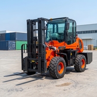 Chariot élévateur tout-terrain diesel 4x4 de 3,5 tonnes, directement de l'usine, avec certification CE