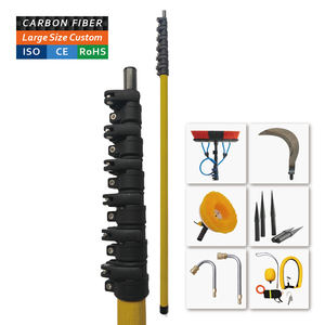 Asta Telescopica in Fibra di Carbonio OEM da 3 a 21 Metri, Produttore di Aste ad Alto Modulo per Pulizia Finestre con Acqua - Product Image 1