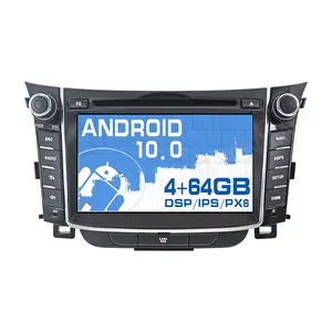 Para hyundai i30 elantra gt rádio automotivo, 2012, 2013, 2014, 2015, 2016, multimídia, dvd player, estéreo, px6, unidade de navegação gps