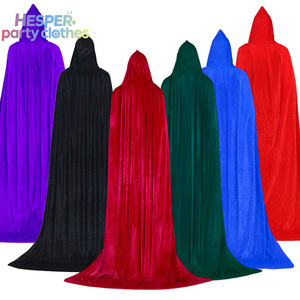 HESPER Cape unisexe en velours, idéale pour l'hiver et l'été, costume d'Halloween, cape pour adultes, personnages de films, fête de carnaval, cadeau - Product Image 2