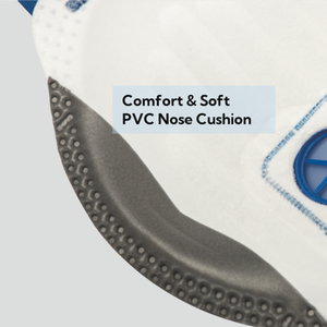 Mascarilla Desechable FFP2 KN95 con Válvula, 5 Capas de Tela No Tejida, Clip Nasal Ajustable, Respirador Antipolvo - Product Image 3