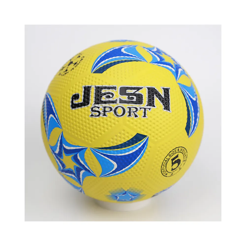 Оптовая продажа Прочный Официальный Размер 4 резиновый детский футбольный мяч для рекламы