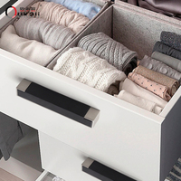 Oukali vente chaude moderne populaire en alliage de Zinc placard poignées meubles tiroir bouton armoire commode porte armoire boutons