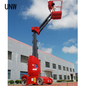 Plateforme de travail aérienne électrique homologuée CE, pour l'extérieur et l'intérieur, auto-propulsée, avec mât vertical et flèche télescopique - Product Image 6