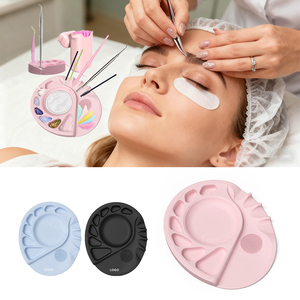 Paleta de Silicona Portátil, Duradera y de Alta Calidad a Bajo Precio para Mezclar Base de Maquillaje, Sombra de Ojos, Pestañas y Arte de Uñas - Product Image 2