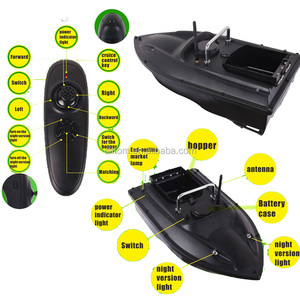 <span class=keywords><strong>Bateau</strong></span> de pêche intelligent à commande de vitesse, 500 m, 2 kg, pour lancer d'appâts et la mise en nid de leurres, avec éclairage nocturne - Product Image 3