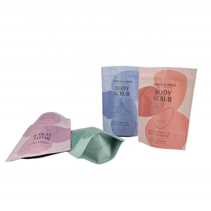 <span class=keywords><strong>Sachet</strong></span> <span class=keywords><strong>de</strong></span> <span class=keywords><strong>sel</strong></span> en plastique écologique sacs en papier kraft zip-lock petits quantité minimale <span class=keywords><strong>de</strong></span> commande pour la nourriture ou le gommage du corps - Product Image 2