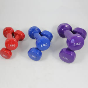 Ensemble <span class=keywords><strong>d</strong></span>'<span class=keywords><strong>haltères</strong></span> de fitness en néoprène écologique unisexe 15 kg avec <span class=keywords><strong>valise</strong></span> - Product Image 2