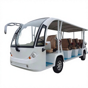 El Mejor Autobús Eléctrico de 14 Plazas para Visitas Turísticas, Carrito de Golf de 4 Plazas con Batería de Plomo-Ácido, 35-50 km/h - Product Image 1