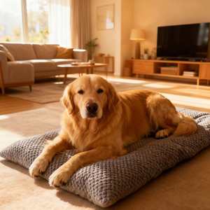 Luxury Orthopedic Polyester Fiber <b>Dog</b> <b>Bed</b> for Large <b>Dogs</b> Premium Pet <b>Sofa</b> <b>Bed</b> Design Removable Cover Eco-Friendly - Product Image 4