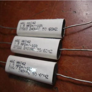 ASC HNT42 1.5UF <span class=keywords><strong>1.5mfd</strong></span> 240V AC 10% Frequência Axial Divisão Electrodeless Film <span class=keywords><strong>Capacitor</strong></span> - Product Image 2