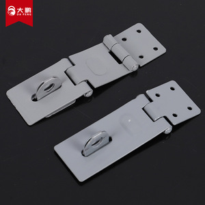 Pestillo de Puerta de Hierro de Tres Secciones Da Peng, Pintado en Gris, Estilo Tradicional, Fácil Instalación - Product Image 1