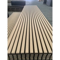 Shengtai personnalisable bande de bois MDF panneau d'isolation acoustique mur placage de bois panneau acoustique Grille pour l'école échantillon gratuit
