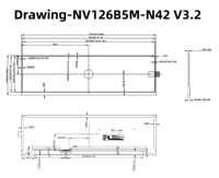 Panel LCD Bar Terentang BOE Asli 12,6 Inci NV126B5M-N42 V3.2 1920x515 30Pin EDP 400Nits ADS Layar Laptop Lebar