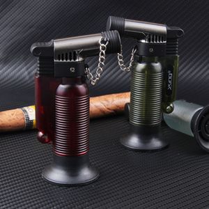 Silver Star Elbow Welding Gun Double Straight Punch Single Spray Windproof Cigar <b>Lighter</b> - Product Image 1