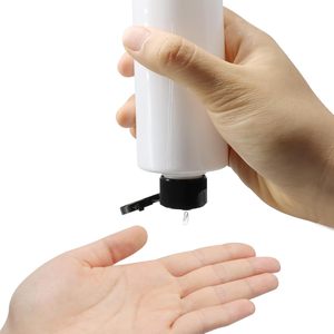 Envase Cosmético Cuadrado de Plástico HDPE Blanco Personalizado de 200 ml, Botella Vacía para Limpiador Facial, Loción para el Cuidado de la Piel y el Cuerpo - Product Image 5