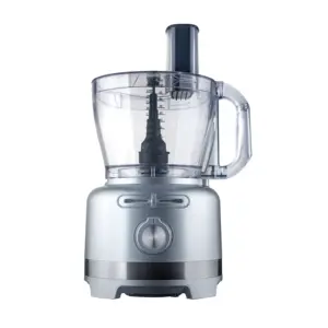 1000W Silver Household low noisy blending grinding plastic housing stainless steel blade multifunction electric food processor