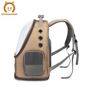 Sac à dos pour chat Hanbang, sac de transport pour animaux de compagnie, sac à dos transparent pour extérieur, sac à dos respirant pour chat, pour les voyages, certifié BSCI. - Product Image 3
