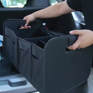 High Quality <b>Car</b> Holder 600D Oxford Cloth <b>Car</b> Organizer Foldable Large Capacity Trunk Storage <b>Box</b> with Easy Finish - Product Image 1