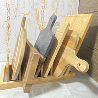 Organisateur de couvercle de casserole en bambou support de couvercle de casserole organisateur de tiroir pour couvercles de casserole casseroles planches à découper et plaques de cuisson assiette à dîner