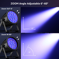 U'King haute luminosité 19*15W LED RGBW 4 en 1 Par lumières pour scène Concert Bar DJ équipement d'éclairage Zoom Par lumière