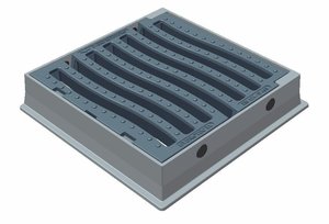 Tubo di scarico/drenaggio in ghisa sferoidale rotondo/quadrato personalizzato, certificato EN124, con rivestimento in bitume/resina epossidica, impermeabile, sigillato in gomma e bloccabile - Product Image 6