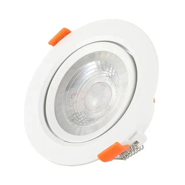 Hot Jual Ip44 Dimmable Adjustable Led Tersembunyi Tempat Downlight Bagian Lampu Led Perumahan Plastik MR16 LED 3W -30 - 50 80