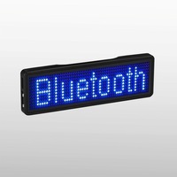 Personnalisé Nouveau 5 Mots Led Lumière Badge Rolling Word Liquor Offspring Conduite Plaque D'immatriculation Monochrome Rouge Affichage Usine En Gros