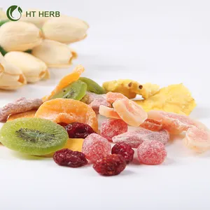 Factory Price Wholesale Dried Preserved Fruit Mixed Mango Peach Pineapple Fruit Slice Candied Fruit