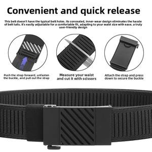 Cinturón Difusor de Aceites Esenciales Casual de Moda 2026 para <span class=keywords><strong>Hombre</strong></span>, Tela Elástica, Hebilla de Aleación con Cierre Automático, 3.5cm, Perfume <span class=keywords><strong>Sauvage</strong></span> - Product Image 2