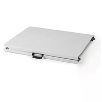 Table élévatrice pliante rectangulaire blanche portable pour pique-niques en plein air Design moderne durable pour adultes et enfants