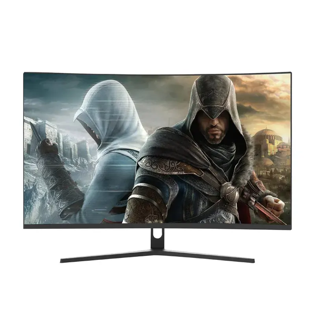 32 Inch Pc Curved Gaming Monitor LED Light Bar 144hz 1ms Monitor for Computer