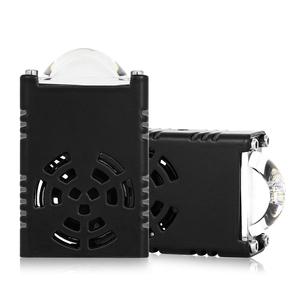 Luz de rejilla de coche Mini Matrix Laser Headlight Grille Light Yellow and White Led Motorcycle Spotlight Cross-Border - Product Image 1