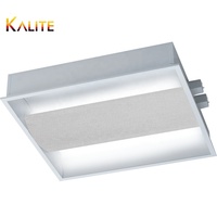 Prix d'usine, luminaire encastré et de plafond de type T8, lampe LED avec grille, 4x18w, luminaire à persiennes