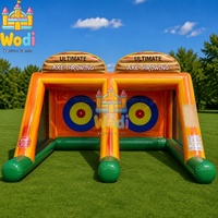 WODI Túnel Inflable de Avión de Grado Comercial, 0.55mm PVC, Juego de Túnel de Avión para Niños y Adultos, WODI con Certificación CE/UL