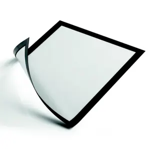 דבק A4 מגנטי מסגרת תמונה על לוח לבן, פרסום מגנטי תמונה מחזיק