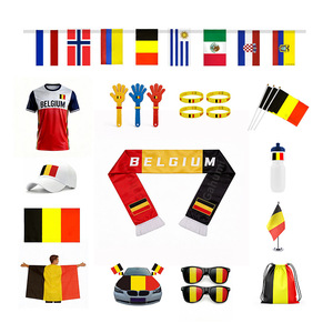 Sciarpa e Polsino da <span class=keywords><strong>Calcio</strong></span> Leggeri e Traspiranti di Alta Qualità con Bandiera Nazionale per Tifosi di Tornei Sportivi, Asciugatura Rapida - Product Image 1