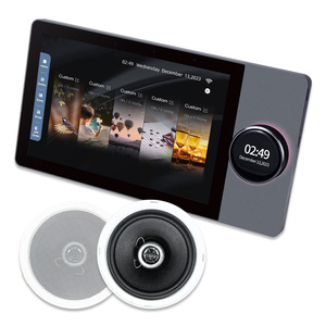 Panneau de commande intelligent pour maison connectée de 8 pouces — Écran tactile intégré et amplificateur de musique d'ambiance - Product Image 1